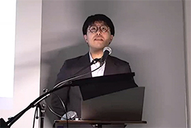 写真：ソニーセミコンダクタソリューションズ(株) 北條氏による講演